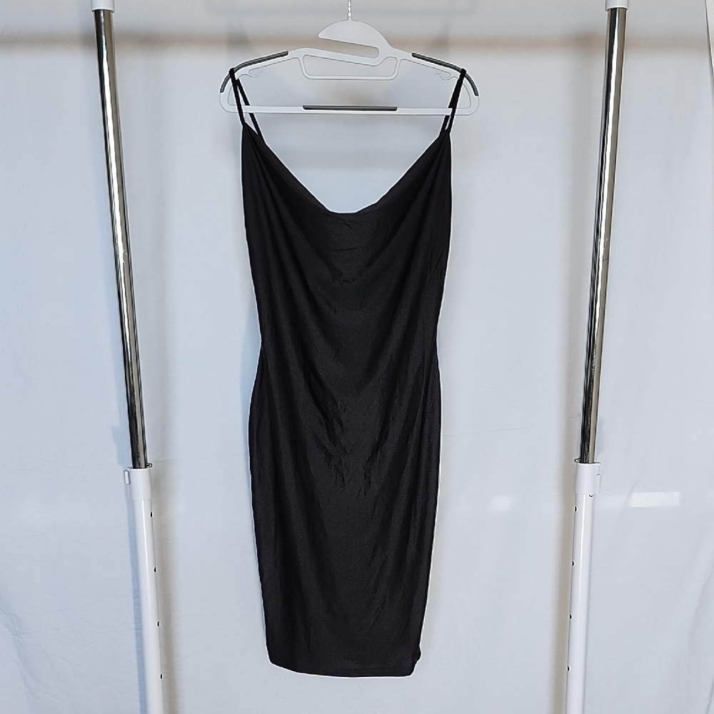 Iris Black Mini Dress